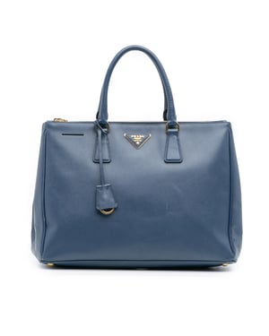 Tweedehands Grote Saffiano Lux Galleria Double Zip Tote