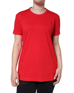 Dolce Gabbana Tsh86519 Rode Katoenen T-shirt