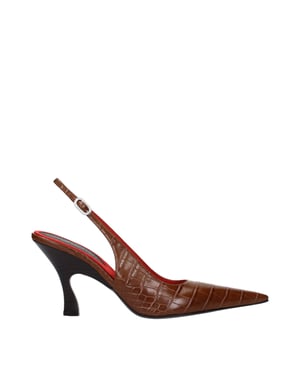 Stella McCartney Bruine Leren Hakken