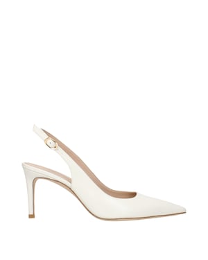 Stuart Weitzman Beige Leren Hakken