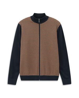 Bugatti Herren Gebreid vest met structuur