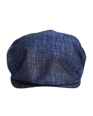 Dolce & Gabbana Blauw Katoen Stretch Newsboy Pet