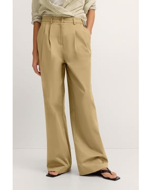 Bugatti Damen Chino met dubbele plooi