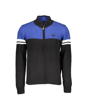 Gianmarco Venturi Zwart Katoenen Heren Cardigan