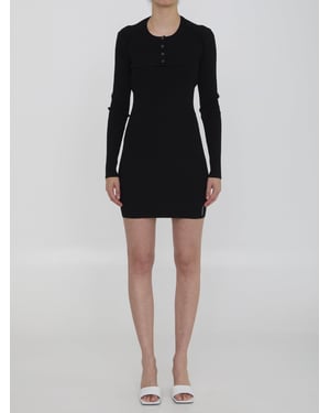 Twin-set jurk met kortemouwen cardigan