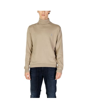 U.S. POLO ASSN. Beige Katoenen Turtleneck