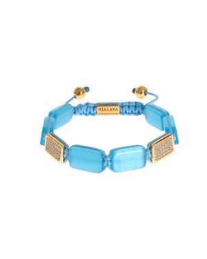 Nialaya CZ Opal 18K Gouden 925 Armband