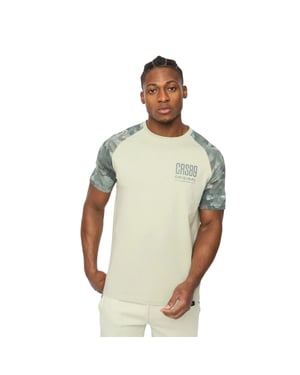 Crosshatch Heren Branton T-Shirt (Licht Olijf)