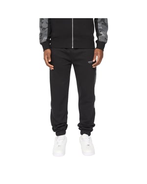 Crosshatch Heren Branton Joggingbroeken (Zwart)