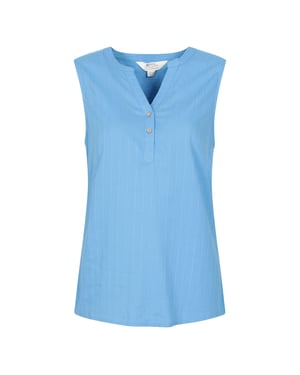 Mountain Warehouse Dames/Dames Petra Mouwloos Shirt (Helder Blauw)