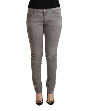 Grijze Jeans Casual Stijl