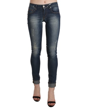 Versleten Skinny Jeans Pan71223