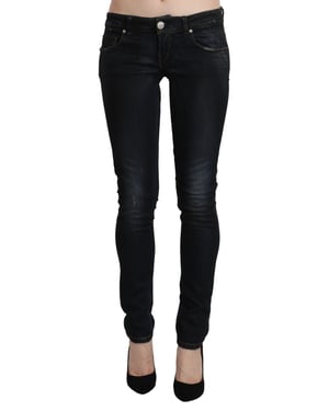 Acht Skinny Jeans Donkere Was