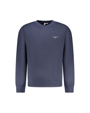 Accademia Militare Blauw Katoenen Heren Sweatshirt