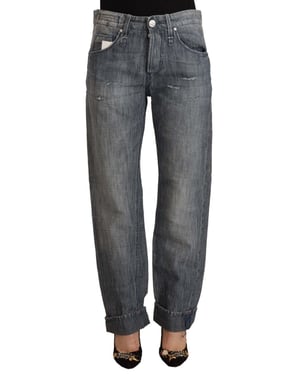 Boyfriend Jeans met Relaxed Fit en Opgerolde Zoom