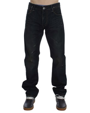 Rechtafsnijdende Donker Gewassen Jeans