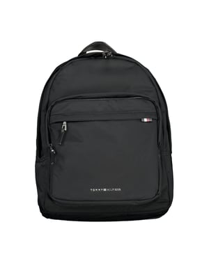 Tommy Hilfiger Zwarte Polyester Heren Rugzak