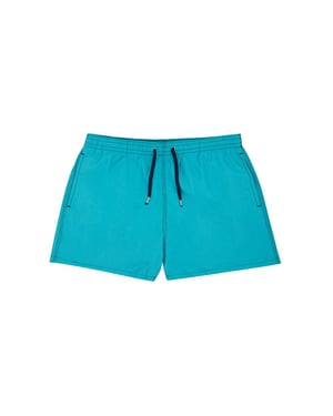 Malo Turquoise Polyester Zwemshorts