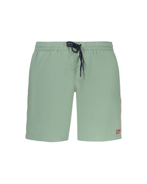 Noorwegen 1963 Verde Poliammide Heren Zwem Boxer