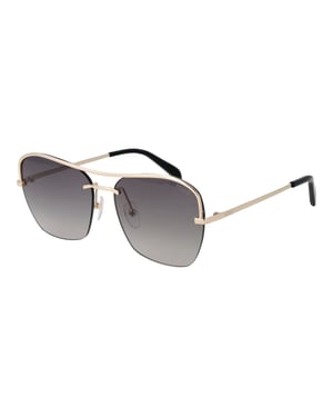 Emilio Pucci Gouden Metalen Zonnebril