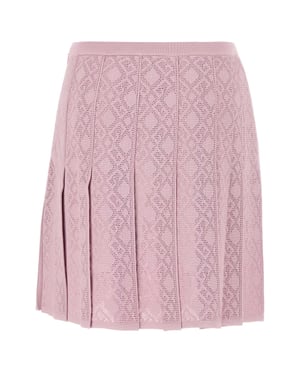 Roze Viscose Mix Rok