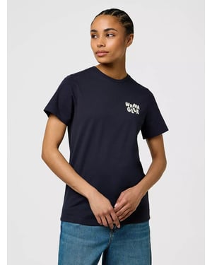 Wrangler - SIGN OFF TEE DARK NAVY