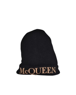 Alexander McQueen Bonnet Zwart