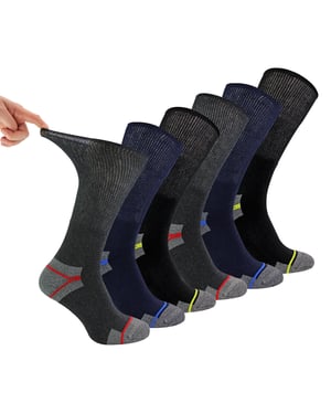 Multipack Mannen Diabetische Werkn socks | Niet-Elastische Ademend Diabetisch Sokken