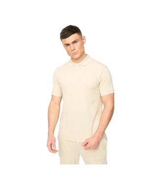 Crosshatch Heren Crufton Poloshirt (Licht Steen)