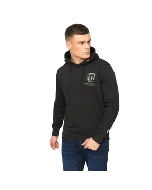 Crosshatch Heren Winchamp Hoodie (Zwart)