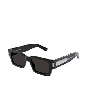 Saint Laurent Zonnebril Zwart/Grijs