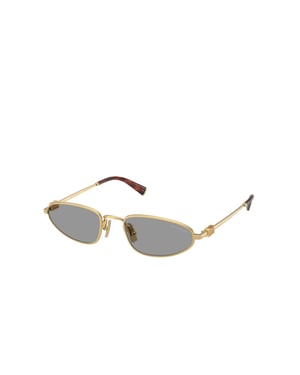 Miu Miu Zonnebril Grijs/Goud