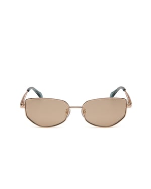 Just Cavalli Zonnebril Glanzend Koper Goud