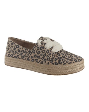 TOMS Carolina Veterschoenen Katoen Dames Havermout Espadrilles