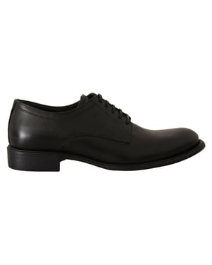 Dolce & Gabbana Zwarte Veterschoenen van Leer voor Heren