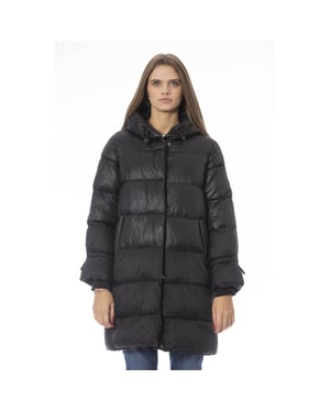 Baldinini Trend Zwarte Nylon Jas