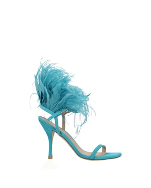 Stuart Weitzman Groene Leren Stiletto Hakken Sandalen