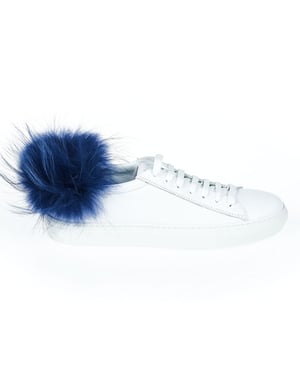 Mr&Mrs Italy Witte Lamsleer Dames Sneaker