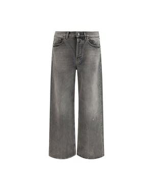 Golden Goose Grijze Katoenen Relaxed Fit Jeans