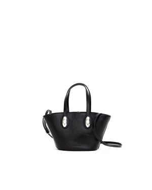 Alexander Wang Zwarte Leren Schoudertas