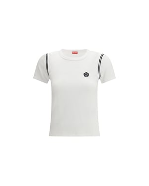 Kenzo Witte Katoenen T-Shirt
