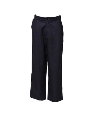 Levi's Marineblauwe Rechte Hoge Taille Chino Casual Broek