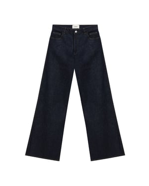 Coperni Blauwe Katoenen Hoog-waisted Jeans