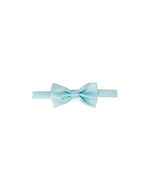 Punto Sella Cravatte Turquoise Zijde Vlinderdas