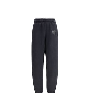 Alexander Wang Zwarte Katoenen Joggingbroek (Trainingsbroek)