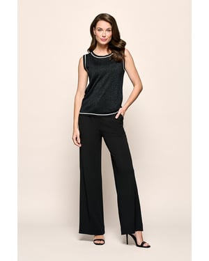 Athena Lurex Top Zwart
