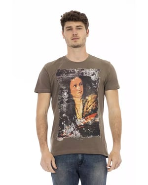 Trussardi Action Bruine Katoenen Heren T-Shirt