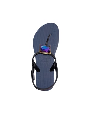Selena Diamond Blue Flip Flop marineblauw