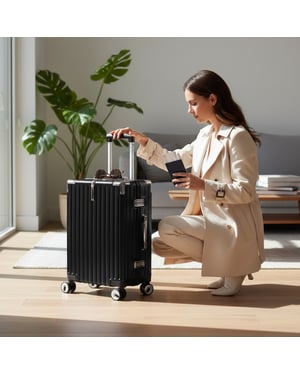 Robuuste harde cabinekoffer 36 x 24 x 56 cm bagage voor Easyjet, Ryanair, Wizzair