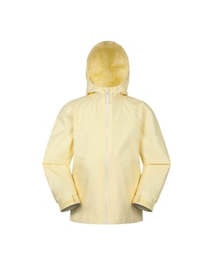 Mountain Warehouse Torrent waterdichte jas voor kinderen (Lichtgeel)